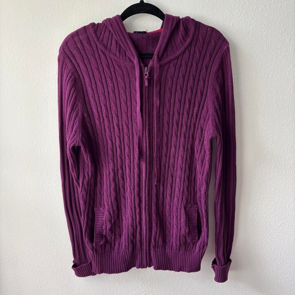Vintage Cable Knit Zipup